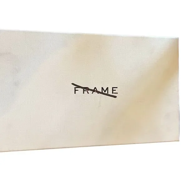 Frame Le Osborne Noir Black Slide NWB Size 39 8 1/2 - Picture 10 of 11